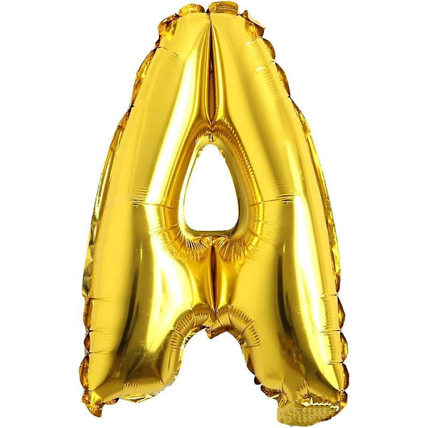 32 tums bokstavsballonger guld alfabet nummerballonger folie mylar fest bröllop