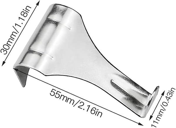 15 stk. bildekroker for bildeoppheng, 5,5 cm