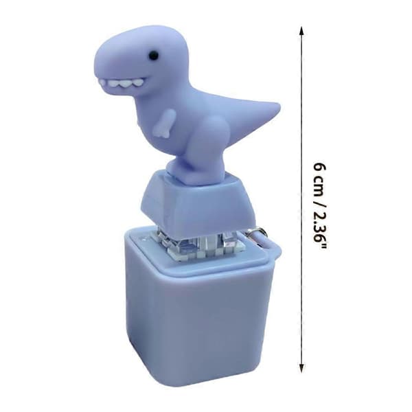 Dinosaur Switch Tester Nøglering med LED-lys, sød keycap-charme, mekanisk klik