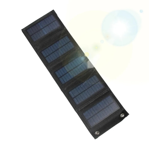 4,5W 5V hopfällbar solpanel polykristallint kisel med USB port Solpanelssolladdare för husbil, camping