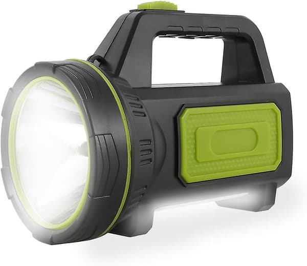 USB-ladattava supertehokas LED-taskulamppu sivuvalolla, vedenpitävä taskulamppu