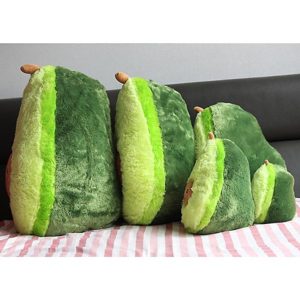 Söt avokado plyschleksak (40 cm), Mini Comfort Food Kudde Plysch, mjuk fruktfylld kudde Docka sovrumsinredning Present till barn, vänner, flickor, C