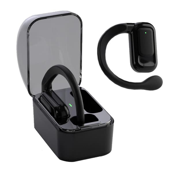 Bluetooth-hovedtelefoner med trådløs digitalt display og udendørs ørekrog（BK）