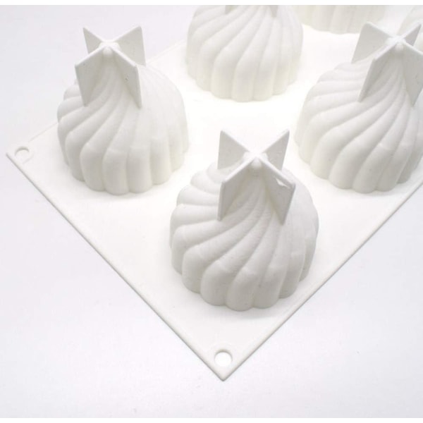 Mousse-kakform i silikon - 3D-bakform för kakor - DIY-dessertform
