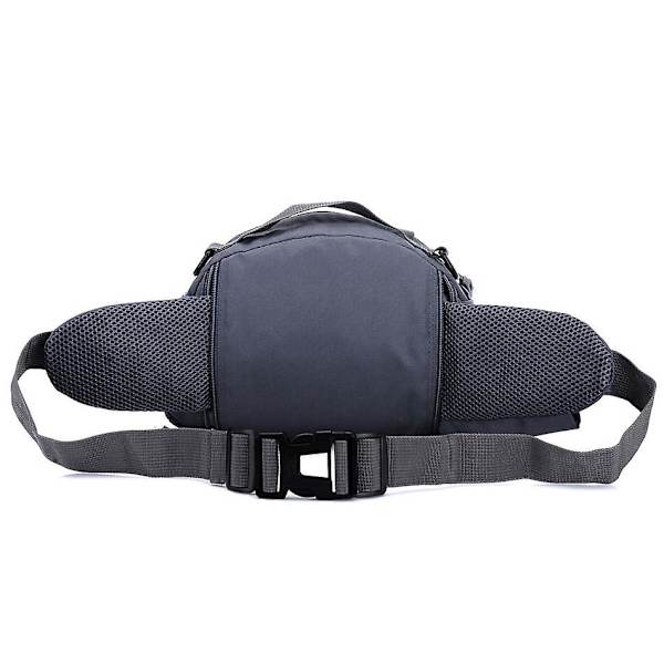 Multifunksjonell skulderbag for menn og kvinner, mageveske, flaskeholder, utendørs klatring, løping, sykling, fotturer, camping, sport midjeveske