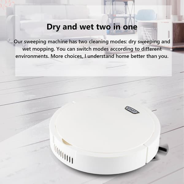 Robotdammsugare och moppkombo, 3 i 1 robotdammsugare