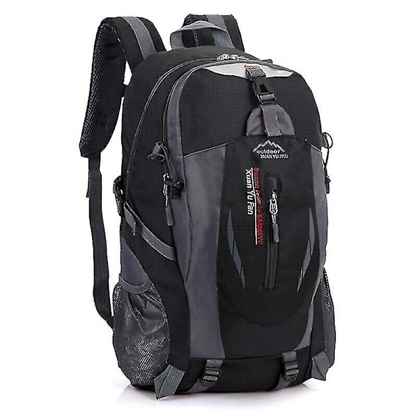 Stor Vattentät Ryggsäck 40L Väska Camping Vandring Promenader Utomhus Resa Ryggsäck ssz（Orange）