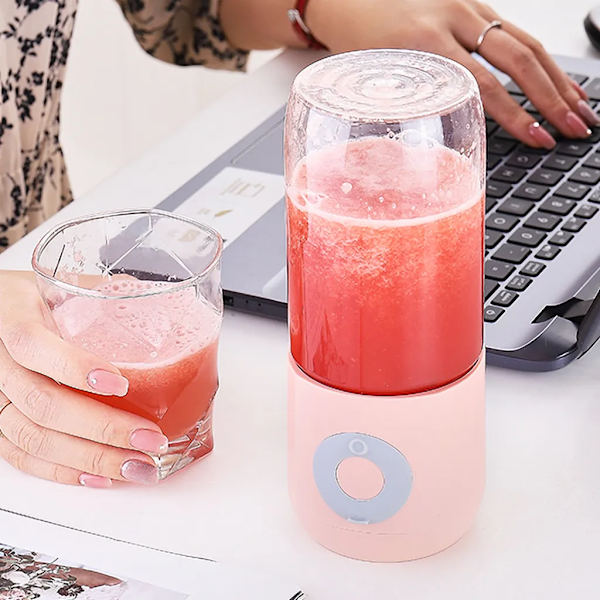 500 ml elektrisk mixer med USB-anslutning, smoothie-mixer, handhållen mixer för frukt och grönsaker