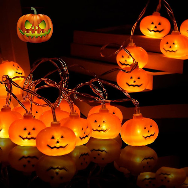 Halloween Lys, Halloween Lyskæde, Led Jack Lys, Udendørs Dekoration Ferie