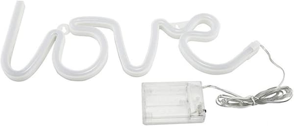 LED Neon Silikondekorasjon - Batterifri (batterimodeller)
