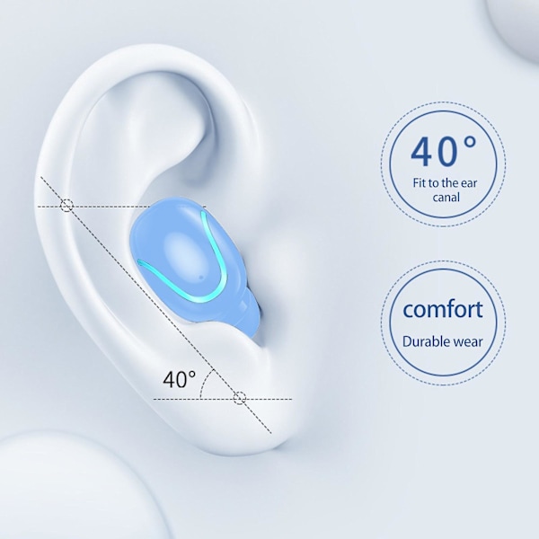 Smarte trådløse Bluetooth-hodetelefoner og svettebestandige Macaron-fargede in-ear-touchs digitale hodetelefoner