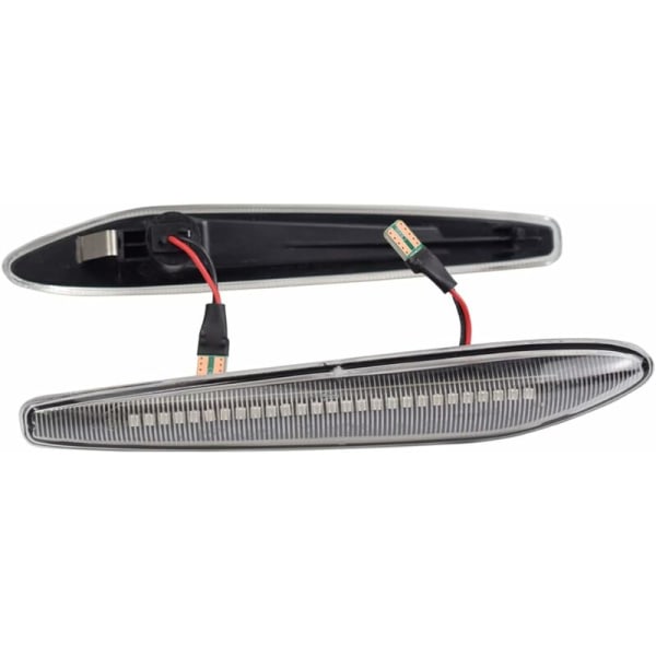 Del LED varselljus sidoblinkers dynamisk bärnsten kompatibel för Alfa Romeo 159 sportbil Boera Spider typ 939 (vit??) Dksfjkl