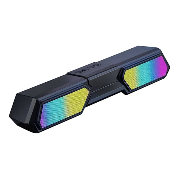 Datamaskiner høyttalere Datamaskiner høyttalere, Skrivebordshøyttalere, Datamaskiner høyttalere, Rgb-lys, Skrivebordshøyttalere, USB-drevet, Enkel tilgang Volumkontroll