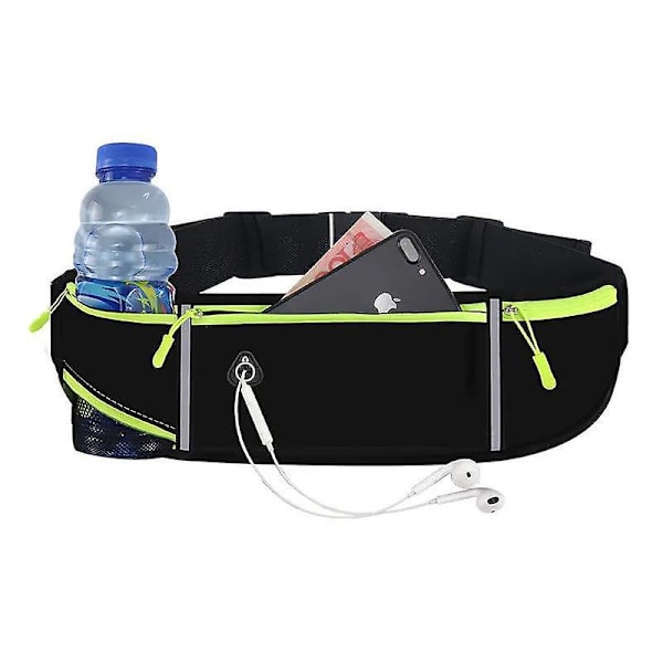 Juokseva vyölaukku Vyölaukku Miehet Kuntosali Naiset Urheilu Fanny Pack Matkapuhelin Juoksuun Lenkkeilyyn Juoksupussi Hydratöinti Pyöräilylaukku