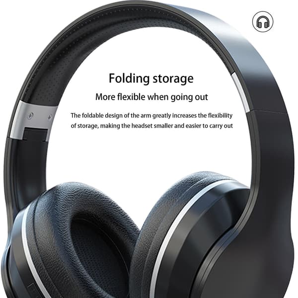 Hovedmonteret, sammenklappeligt, trådløst Bluetooth-headset (BK)