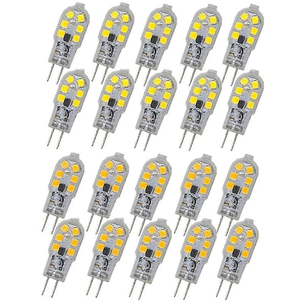 10 kpl Led-lamppu G4 3w Ac/dc 12v 220v Smd2835 Lamppu Led G4 Mini-lamppu Läpinäkyvä