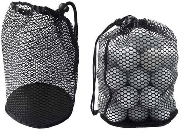 Golfboldtasker 2 stk. Nylon Nylon Snøre Net Opbevaringstaske 22*20cm