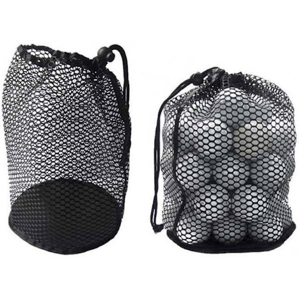 Golfpallopussi 2 kpl Nylonia Nylonia Kiristysnauha Verkkosäilytyspussi 22*20cm