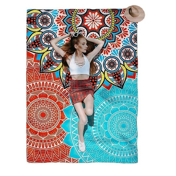 Piknikteppe 200 * 140cm Utendørs Camping Strandmatte