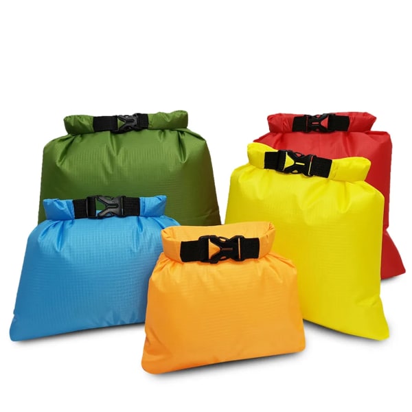 5st vattentät väska Set Förvaring Roll Top Bag Set för skridskoåkning Camping Båtliv Segling Surfing Fiske