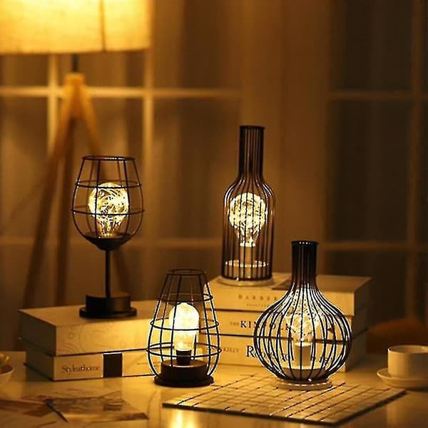 Seng LED-lampe bordbelysning (vinbowle)