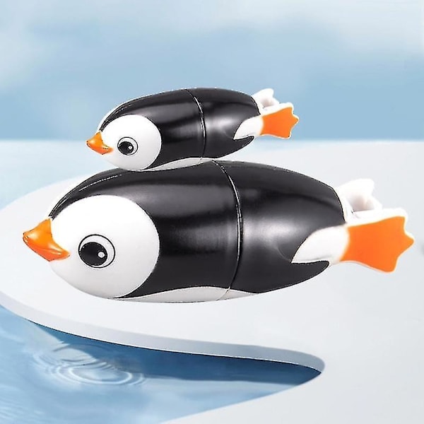 Baby Badleksaker Poolleksaker För Barn Badkar Leksaker Flytande Vattenleksaker（Pingvin mamma och barn）