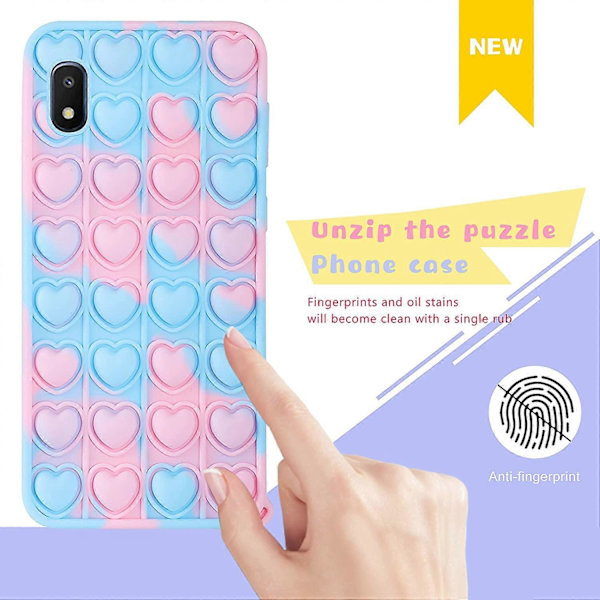 Trendig och rolig Samsung Galaxy A10E-fodral, silikon estetisk tecknad rolig söt cool fidget unik snygg designer rolig skyddande fodral för pojkar flickor