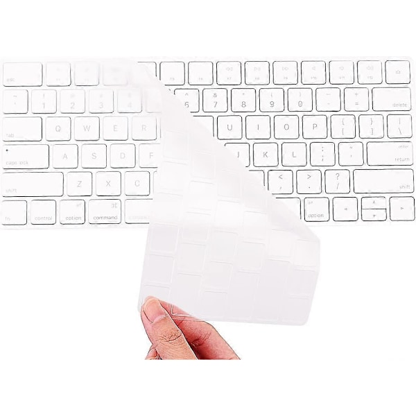 Tangentbordsöverdragsskinn för Apple Wireless Magic Keyboard Ultratunt Klar Mjuk TPU-Typ Skydd, 2015 US-version (MLA22LL/A)