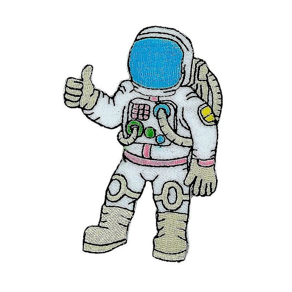 Patch Ecusson Brode Flag Backpack Astronaut Cosmonaut Thermocollant