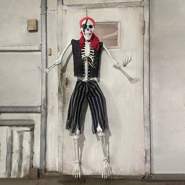 Halloween-dekoration Hängande Människoskelett Skräck 165CM