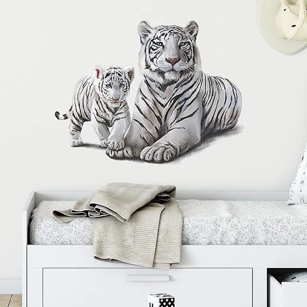 Dww-Cartoon spotted tiger children's room kindergarten bathroom interior decoration wall stickers