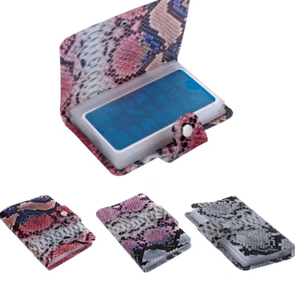 Nail Art Printing Stencil Hot Stamping Board Bag Box 20 platser Nail Art Folder Stencilkorthållare