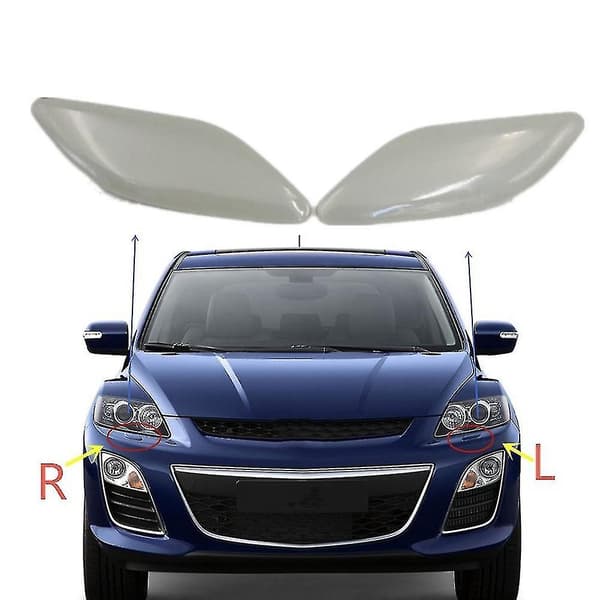 1 par front støtfanger frontlykt spray dysehette kompatibel med Mazda Cx7 09-13