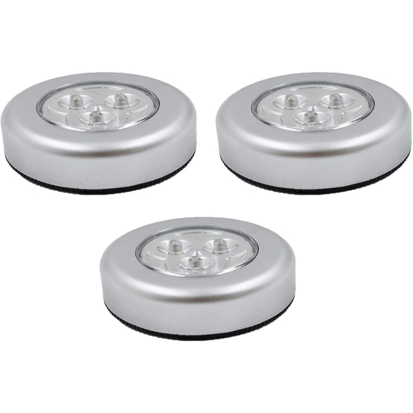 3-pack LED-batteridriven trådlös touch-nattlampa Stick Tap Touch-lampa present