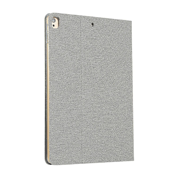 Smart Stand Læder Tablet Etui Skal til iPad 10.2 (2021)/(2020)/(2019)（Style D iPad 10.2 (2020)，Lysegrå, Lysegrå）