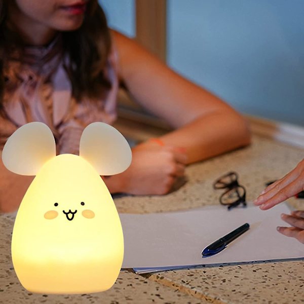 2024 Bærbar Børne Natlampe, USB Genopladelig Baby Natlampe Med Touch Control