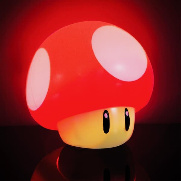 Super Mario Bros sopplys med lyd, Nintendo samleobjekt lysfigur nattlys