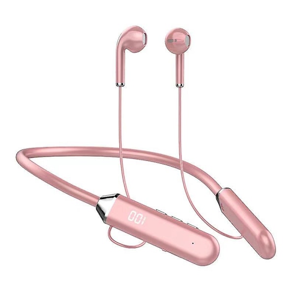 Bluetooth-headset, digital display, Bluetooth 5.2, nackmonterat headset, nackmonterat, magnetisk absorption, semi-in-ear Bluetooth-headset, headset A