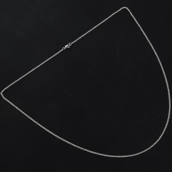 Damhalsband, \"o\"-halsband, silver - bredd 2 mm - längd 50 cm