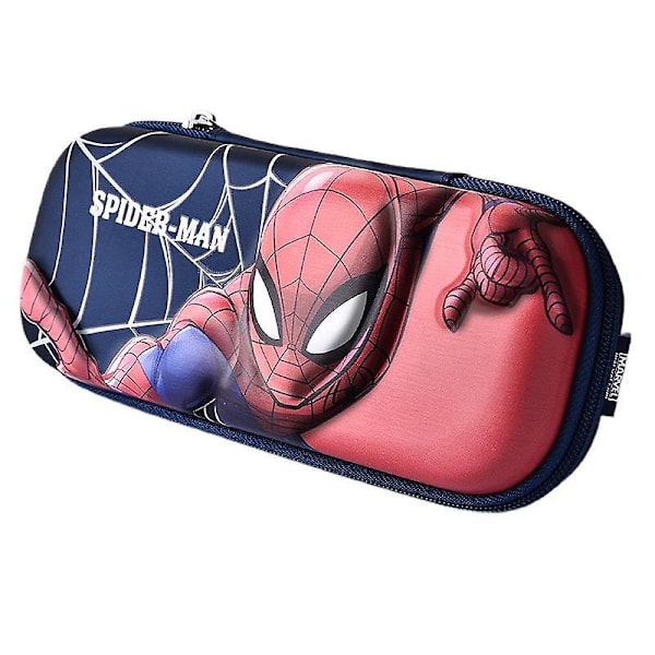 Pencil Case Organizer til børn Disney Marvel Børne Pencil Case 3D Laminated Film Pencil Case Vandtæt Anime stor kapacitet boks Spiderman1