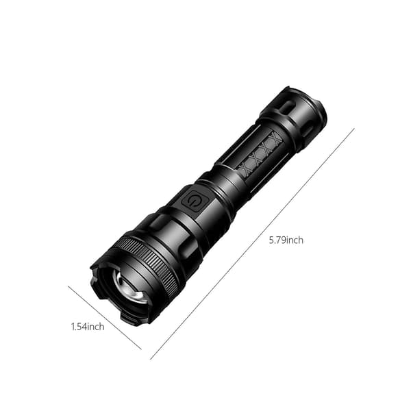 Taskulamppu Led-taskulamppu Kuuma 50000LM Sotilaallinen LED-taskulamppu 18650 Taskulamppu Suora lataus 5-tila（C）