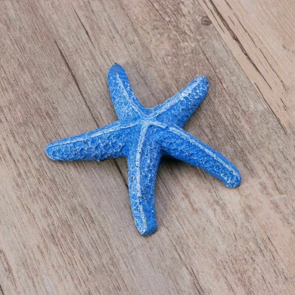 Poppop Blue S'areern Starfish Resin Aquarium Ornament