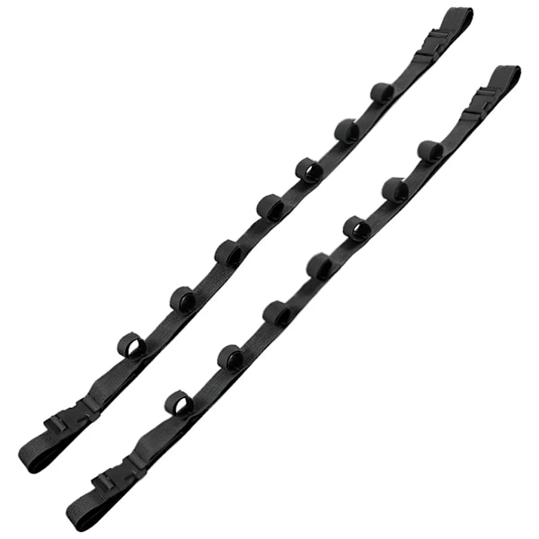 Fiske spö ram, 2-bils gjord 7-ring nylon fiskespö rem