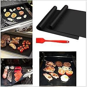 Grillmatte for gassgrill 50x40 sett med 6, grillmatte for grill, grillmatte for grill