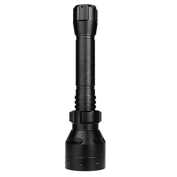 Langtrækkende infrarød 10W IR 850nm T50 LED jagtlys nattesyn lommelygte 18650（sort）