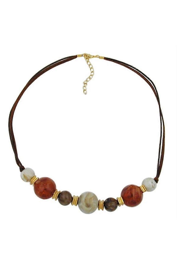Halsband Bruna Pärlor 55cm - Gl02624
