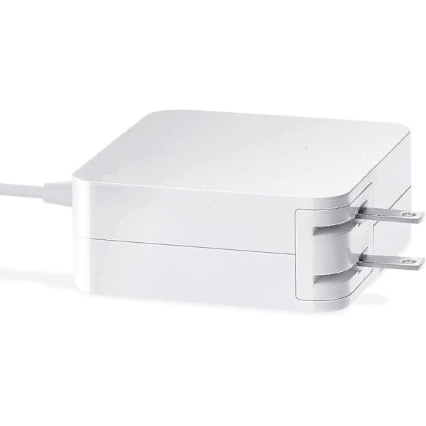 60W Mac Book Pro-oplader - Udskiftning 60W T-Tip Mac-oplader Gammel Mac Book-oplader, Universal strømadapter L-type Kompatibel med Mac Book Pro 13 tommer
