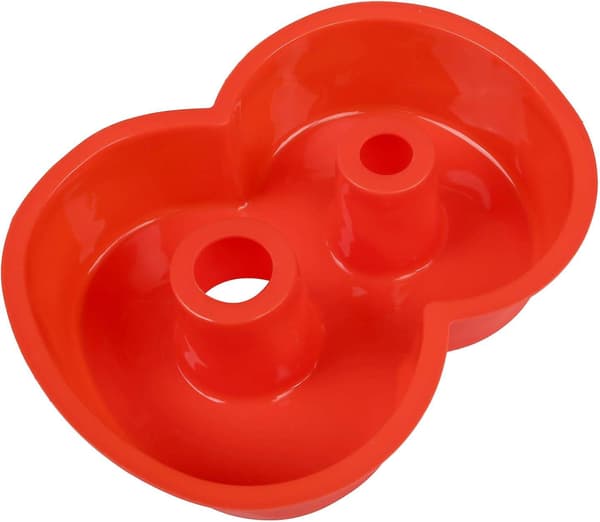 Kageform Silikone Tal Store Tal Bageform 20 x 25 cm rød-8