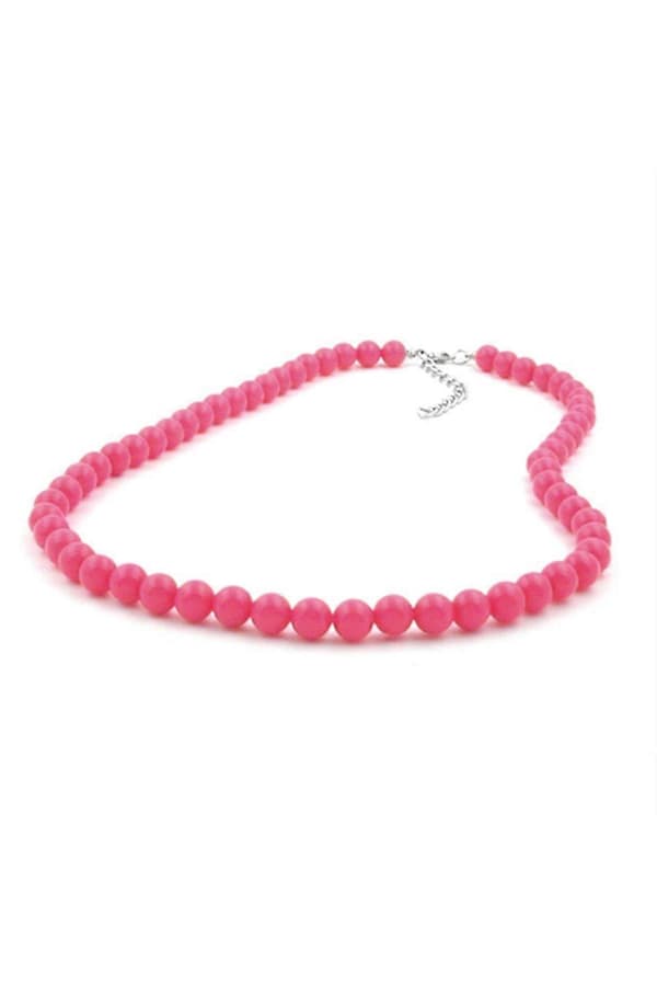 Halsband Pärlor Rosrosa 8mm 80cm - Gl01491-80