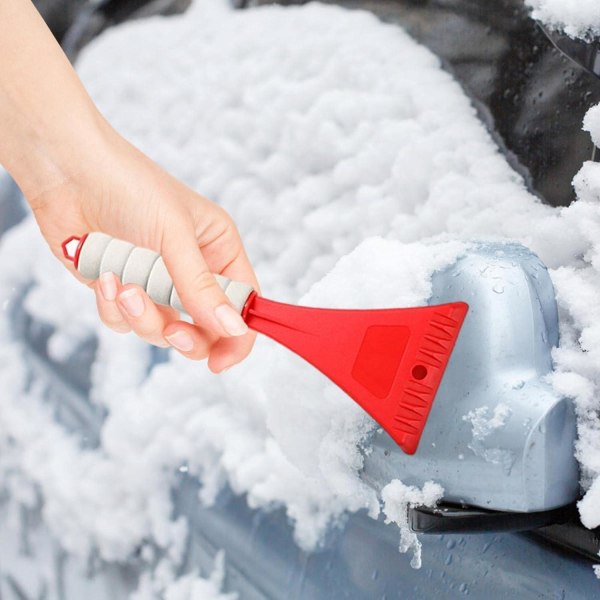 3 delar vindruteskrapa för snö - snöborste för bil med skumhandtag | Bilar För Snö Skrapa För Fönster